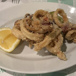 ア フェネステッラ - アオリイカとアスパラのフリット