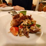 トラットリア ピッツェリア ラルテ - ホタルイカともち麦のインサラータ