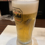 旬肴ひでか - 生ビール・中(550円)