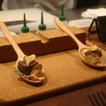 IZA - 牛ハラミ肉のワンスプーン