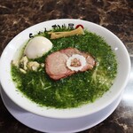 自家製麺 ら～めん かり屋 - あおさの汐ら～めん