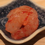 一番町　てる也 - 昆布〆の縞海老