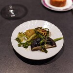 三和 - 椎茸などの季節野菜焼き