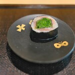 鮨 三心 - イワシをきずしにして。