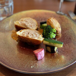 Brasserie mmm - ランチAのメイン、イベリコ豚のパイ包み