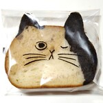 ねこねこ食パン  - ねこねこ食パン三毛猫･1枚（220円）