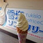 塩の専門店 塩屋 - 雪塩ソフトクリーム