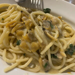 タベルナ・バルボーネ - 生ウニと春アサリのスパケットーニ