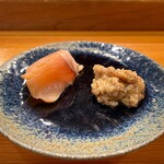 小判寿司 - 桜鱒・鮟肝