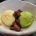 こまめ - 二色アイスクリーム