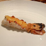 蒼 - さかな人 長谷川さんより 長井の赤座海老ビスクとともに
      幾度となくいただいてますが、都度美味しいって言葉が漏れてしまいます。
      炭火で焼くと赤座海老の旨み甘味がほんと際立ちます。
      このビスクはやばい！