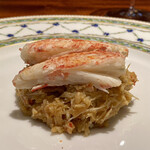 蒼 - 噴火湾より 毛蟹のリゾット
      普通に毛蟹を食べるよりも、濃厚で旨みがギュッと凝縮したリゾット、お米の一粒一粒にまで美味しさが沁みています♪