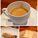 蒼 - さかな人 長谷川さんより 長井の赤座海老ビスクとともに
      幾度となくいただいてますが、都度美味しいって言葉が漏れてしまいます。
      炭火で焼くと赤座海老の旨み甘味がほんと際立ちます。
      このビスクはやばい！