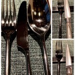 蒼 - カトラリー
      ナイフの切れ味の素晴らしさも蒼さんはピカイチです！
      研師の方が鋭く研いでいますから、力を入れることなくスゥーと切れます。