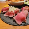 washokukappouyakeikoshitsuechigoambotan - 短角牛もも寿司