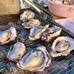 島田水産 - 焼き牡蠣