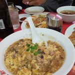 中華大新 - 大新丼！ザーサイと挽肉の食べたことない丼物！