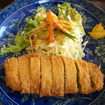 いち源 - 「餃子トンカツ定食」（840円）