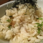 炭歌集 - ジャコ・ミョウガ・大葉のみじん切りが混ぜてあります