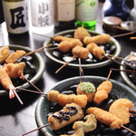 ぎんざ磯むら - 料理写真:おまかせ串は季節食材を肉・野菜・魚介など順番にお出ししてまいります。