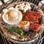 北海道豚ホルモン 炭火焼肉たなか - 