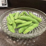 金町製麺 - 船橋産茹でたて新物枝豆　430円