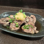 金町製麺 - 鶏ハツおろしポン酢　430円