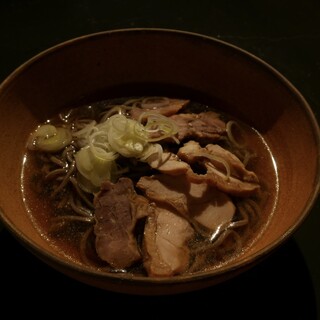 [Specialty] Meat soba with 100% chicken stock and chashu pork