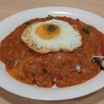 Manokamana - キーマカレーセットのメイン、カレーライス