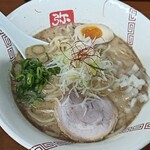 らーめん弥七 - 醤油らーめん。スープまで飲み干しました