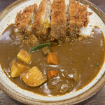 カレーハウスCoCo壱番屋 - キャベツメンチカレー＋ハーフやさい 1303円