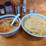 飛天 - 担々つけ麺800円+麺大盛150円