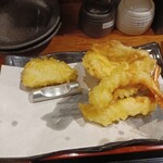 天ぷらとワイン 大塩 - 海老・かしわ・魚