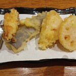 Tempura To Wain Ooshio - 竹輪と野菜