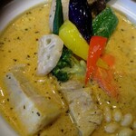Rojiura Curry SAMURAI. - ﾜﾀｼ  豚角煮と野菜     マイルドココナッツ