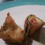 横浜うかい亭 - ズッキーニのフリット。