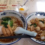 Oo Take Hanten - 中華飯、醤油ラーメンセット　880円