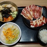 カルビ大将 - さっぱり冷麺セット（お肉２種）