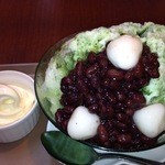 くくむカフェ - 宇治金時＆アイスクリーム