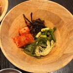 韓国食堂＆韓甘味ハヌリ - おかず3種（ビュッフェ）