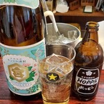 丸千葉 - ホッピーで１人乾杯(笑)