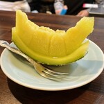 赤坂 らいもん - デザートのメロン
