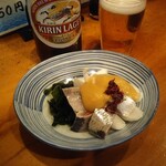 小半 - 真鰯と新玉ねぎのぬた