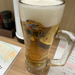 かわなか - 生ビール(16:00〜18:00ハッピーアワー)250円