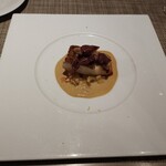 L'ESSOR - 真鯛のロースト～爽やかなレモン風味のヴェルモットソース（魚料理）