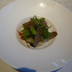 グリルうかい - アオリイカとサマートリュフのマリネ