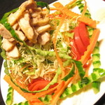 勝の家 - 有機野菜の鶏サラダ