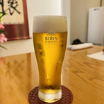 結き食事処 - 　◎生ビールで乾杯！