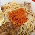 ラーメン二郎 - 一味投下～♪