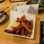 炭火焼き鳥 かしわ屋 治兵衛 - 牛蒡揚げです